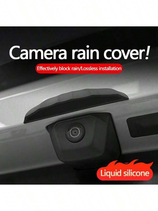 1 universele regenhoes voor de achteruitrijcamera van uw auto, regenbestendige accessoires voor het aanpassen van uw schuilplaats