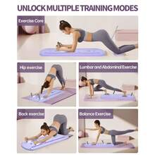 Tuenort 1pc Multi-Functional Foldable Pilates Board, Abdominal Board, 8in 1 Set, Home Gym Equipment With Resistance Bands, Small Space Can Be Stored, Foldable Design, Suitable For Home And Gym Use - Nhiều màu - Xem 4