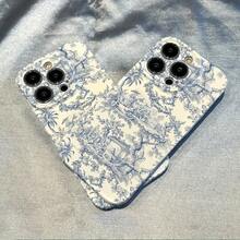 Funda de teléfono 1 pieza FrenchTea Break todo incluido película resistente a los sísmicos funda dura para teléfono 11/ 12/ 13/ 14/ 15/ 16/ PLUS/ PRO/ PROMAX - Colores mixtos 1 - Ver 6