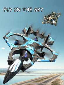 Planeador de combate RC, avión de juguete con giros de 360°, suspensión y piruetas, regalo de cumpleaños/festividad para niños
