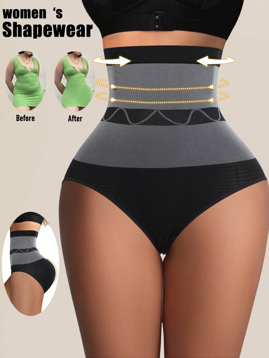 1 Pc Seamless High Waist Shaping Panties Slimming Tummy Control Underwear Waist Trainer Body Shaper Shapewear For Women Underwear Women's Underwear Sheath Flat Belly Woman Lingerie Briefs Butt Lifter