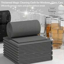 30/20/15/10/5/1pc Magic Glass Cleaning Cloths, Thick Multi-Purpose Window Wiping Rags, Streak-Free, Car Washing Towels, Kitchen & Bathroom Cleaning Cloths,Streak Free Cleaning Rag Magic Cleaning Cloth,Microfiber Cleaning Cloth,All-Purpose Microfiber Towels,Microfiber Glass Cleaning Cloths, Reusable Super Absorbent Microfiber Dish Rags, Cleaning Supplies, Cleaning Tools, Back To School Essentials, Reusable Cleaning Cloths