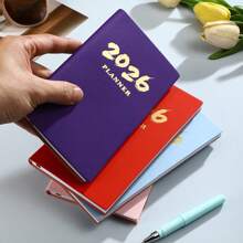 Cross Border 2026 English Schedule Book, 365 Day Time Management, Daily Plan Book, Pocket Notebook, Efficiency Manual,For School Supplies,Back To School