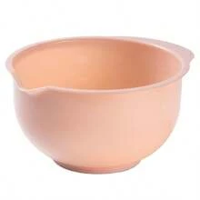 1 pieza/Set de 3 piezas Juego de tazones de plástico para mezclar ensaladas, juego de utensilios de cocina con plato de frutas plegable