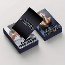 55pcs Lisa Rockstar KPOP Greeting Cards - "Rockstar" Album And Set, LOMO Style Collection, Personalized Fan ID Photo Cards, Korean Theme Greeting Cards, Fan Gifts | Themed Greeting Cards | Detailed Illustrations, Kpop Merchandise