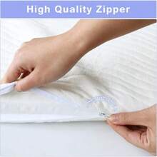 JSHGVBaby Bassinet Mattress Pad 15 X 30x 0.8 Waterproof Oval Replacement Pad With Removable Washable Mattress Coverr71of1of - White - View 6