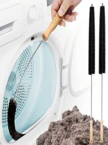 1pc Dryer Vent Cleaner Kit,Washing Machine Drum Cleaning Brush,Lint Brush Vent Cleaner,Dryer Pipe Brush, Inner Wall Gap Brush,Ufor Cleaning Washing Machine, Dryer, Refrigerator Pipes And Furniture Gaps