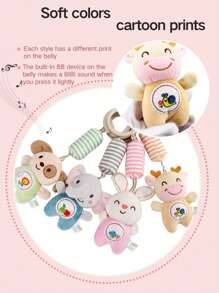 Baby Hanging Toys, Infant Sensory Activity Toys, Suitable For Car Seat, Stroller, Crib, Educational Montessori Learning, Travel Essential For Newborns & Toddlers Boys & Girls 3 Months+