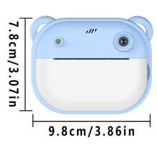 Sofort-Muster Kamera für Kinder, 1080P HD Digitalkamera für Kinder, Lernspielzeug für Kinder von 3-12 Jahren, Kamera Geschenke für Geburtstag Urlaub Reise