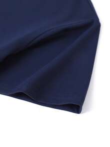 Tween Boy Casual Fun Print Round Neck Short Sleeve T-Shirt Top, Summer - Navy Blue - View 9