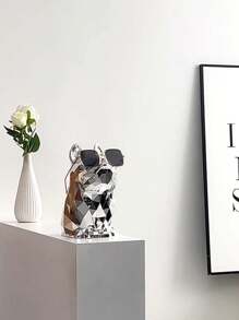 Dog Shaped Paper Tissue Box, Luxury Decorative Napkin Holder For Living Room, Multi-Functional Tea Table Tissue Storage Organizer
