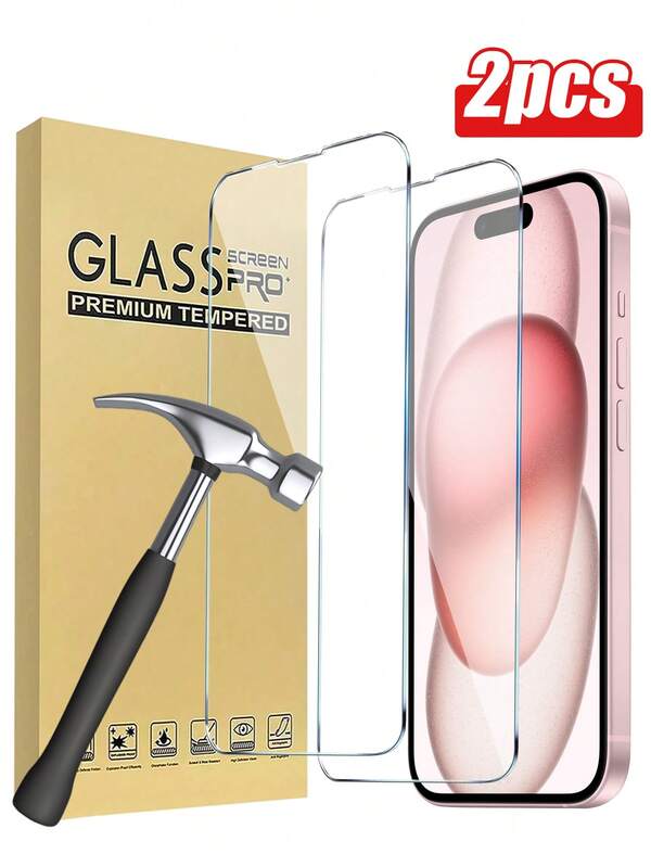 Phone Screen Protectors Screen Protection Essentials, Applicable To Daily Shield, Office, Home Phone Screen Protector Phone Accessories Waterproof Tempered Glass Shockproof Anti-Fall Anti-Fall Scratch Resistant Anti-Fingerprint Full Cover
