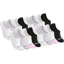 Calcetines invisibles acolchados de 8 pares para mujeres, Mujer - Carbón Surtido (8 Pares) - Ver 11