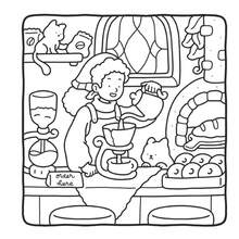 (88 页/211 克)《女孩时刻：第二卷》成人和青少年涂色书，包含可爱温馨的日常活动，设计简单易懂，适合放松、返校、学校用品 - 彩色 - 查看 2