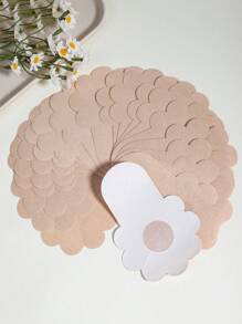 Breathable Anti-Sag Push-Up Nipple Covers, Specially Designed For Full-Bust And Plus-Size Women. Features Include Sexy Contouring, Anti-Nipple Show-Through, Embarrassment Prevention, And Breast Lifting Support, Ideal For Strapless Women's Apparel.