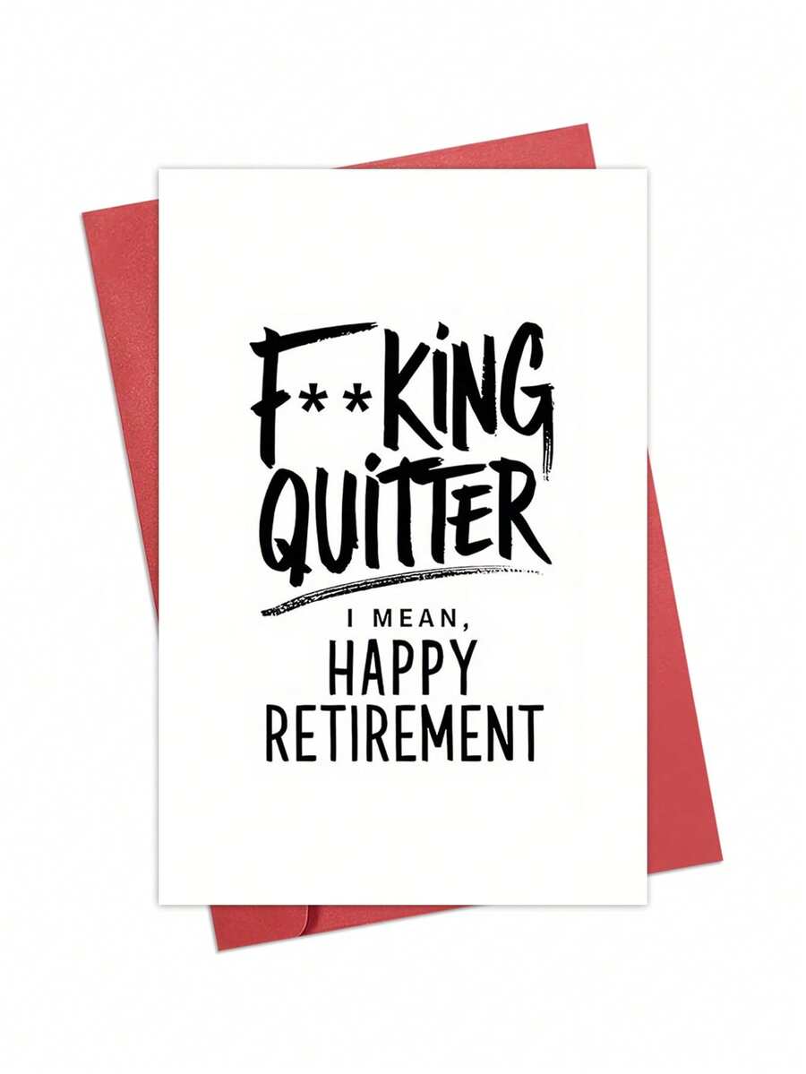 1 tấm thiệp nghỉ hưu hài hước, "Quiver Mean, Nghỉ hưu vui vẻ, Một chương mới bắt đầu", dành cho Ngày nghỉ hưu, Ngày lễ, Bất kỳ ai, Người nghỉ hưu, Gia đình, Bạn bè, Anh ấy hoặc Cô ấy, Đồng nghiệp - Nhiều màu - Xem 1