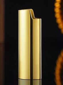 1 estojo de metal colorido para isqueiro, compatível com isqueiros BIC J6 de tamanho normal - estojo de isqueiro moderno e durável, estojo de metal para isqueiro, à prova de vento, minimalista, vintage e durável - Multicolorido - Ver 12