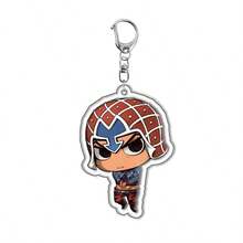 1 pieza Llavero de la Aventura Bizarra, Encanto de mochila de anime, regalo perfecto para fiestas y cumpleaños - Multicolor - Ver 10