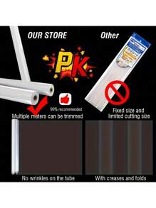 1卷透明墙面保护贴纸，防油防污墙贴，厨房专用塑料防溅墙纸，静电吸附墙面保护膜，家居装饰 - 無色 - 查看 10