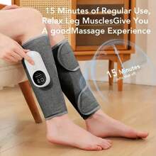 1/2 Pcs Leg Massager - Advanced Rechargeable Air Compression Massage For Calf, Foot And Leg Muscle Relaxation, Christmas, Mother's/Father's Day Gift, USB Rechargeable 2000mAh Lithium Battery