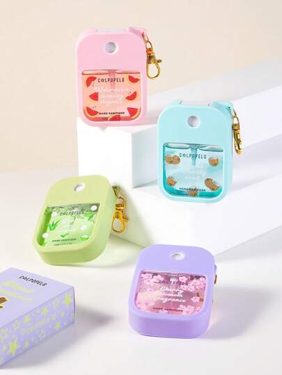 1PC/2PCS/4PCS 35ML Water-Free Hand Sanitizer With Various Fragrances, Hyaluronic Acid Spray Hand Sanitizer, Long-Lasting Fragrance, Mild And Non-Irritating Fragrance Spray Hand Sanitizer, Portable Travel Hand Sanitizer