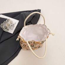 New Fashionable Cute Cartoon Waterproof Cloth Handbag, Sweet Elegant Tote Bag For Women