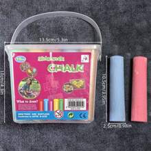 1pc Colorful Chalk, Stone Chalk Suitable For DIY Wall, Blackboard Drawings, Unique Patterns, Suitable For Classroom, Christmas, Wall Drawing,Back To School