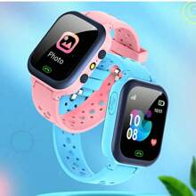 Orologio smart GPS per bambini da 3 a 15 anni, con funzioni di tracciamento in tempo reale, impermeabile, telefono cellulare, video chat, SOS, allarme, fotocamera, recinzione geografica, contapassi, anti-smarrimento e localizzatore