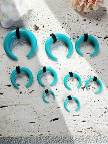 18/36/50Pcs Acrylic Septum Pincher Tapers C Shape Buffalo Ear Taper Kit Stretching Expander Rings For Nose Ear Gauges - 18pcs - View 18