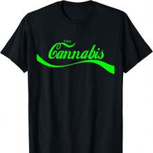 Vintage Cannabis Art Retro THC Retro 420 Day T-Shirt - Black 17 - View 1