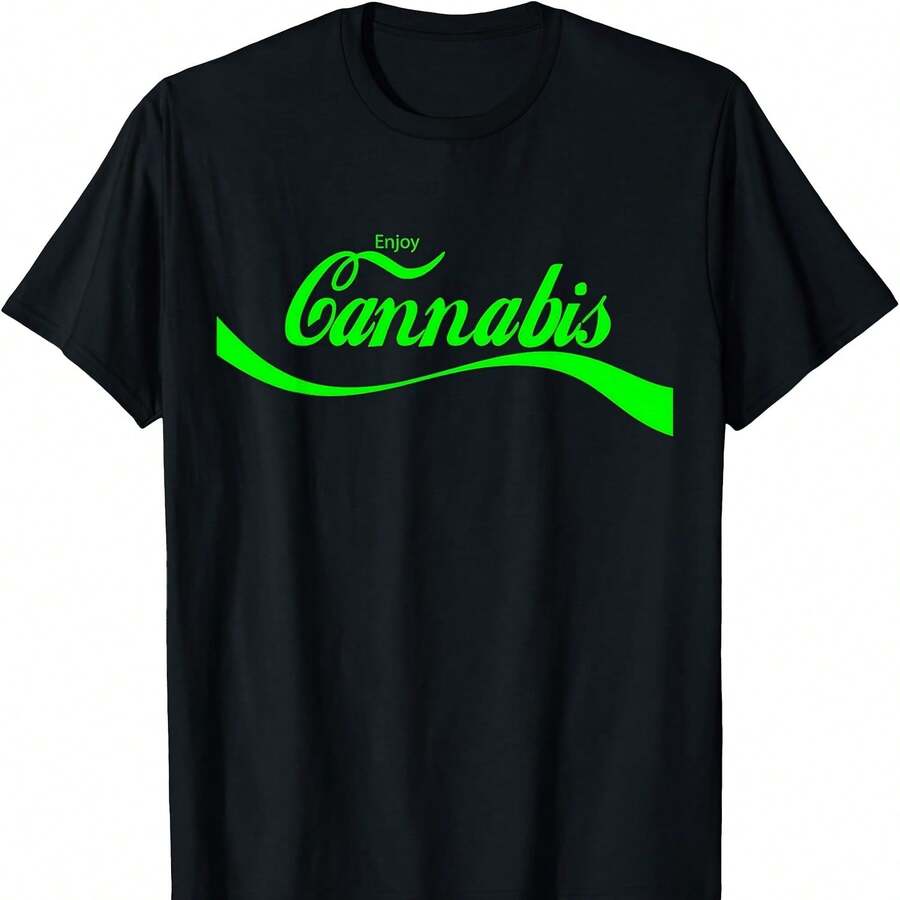 Vintage Cannabis Art Retro THC Retro 420 Day T-Shirt - Black 17 - View 1