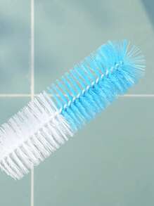 1pc Long Handled Cup Brush, Kitchen Glass Bottle Cleaning Brush, Milk Bottle And Teacup Washer, Manual Non Electric Cleaning Tool