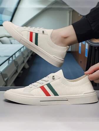 Teenage Boys' Summer Breathable Sneakers, Anti-Odor, Lightweight, Soft Bottom Shoes, Suitable For Sports And Leisure