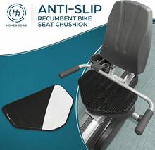 Recumbent Bike Seat Cushion - Anti-Slip Extra-Wide Seat Pad For Desk And Exercise Bikes - Gel Cushion For Comfort - Multicolor - View 2