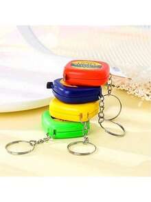 Mini 1 Meter Small Tape Measure Gift Ruler 1 Meter Steel Tape Measure Keychain Tape Measure Pull Ruler Portable Box Ruler 1M Measureme - Multicolor - View 1