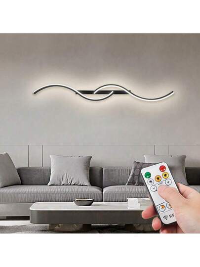 1pc Charging Wand Verlichting Remote Control Dimming Semi Flush Mount Easy Installation Hardware Dimmable Ambient Lighting Bedroom Bathroom Kitchen Corridor Staircase Villa Restaurant Fixture Suspended view 4