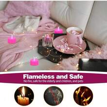 KOABY Tea Lights Candles LED Lights 12 Pack Warm White