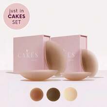 [ Value Pack Of 2 ] CAKES Invisible Chest Patch Low Collar/Bareback Special "Non Glue" Nipple Patch Say Goodbye To Sticky Feeling For Daily Necessities