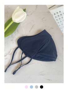 1pc Ice Silk UV Protection Full Face Cover Mask For Women, Breathable, Cooling, Face, Neck, Eye Coverage, Adjustable, Drink Water Design, UPF50+, Suitable For Cycling And Summer