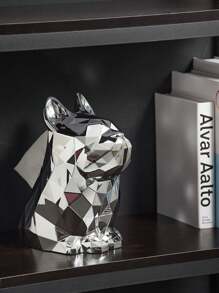 Dog Shaped Paper Tissue Box, Luxury Decorative Napkin Holder For Living Room, Multi-Functional Tea Table Tissue Storage Organizer