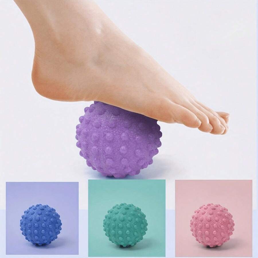 1 套瑜伽球、按摩球、足部按摩器、身体筋膜球、肌肉放松按摩滚轮、腿部、手部和肩部按摩工具、瑜伽和健身健康设备
