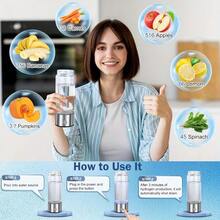 Hydrogen Water Bottle SPE PEM Technology Hydrogen Inhalable Hydrogen Water Bottle Generator 3-Minute Quick Electrolysis 2800ppb Hydrogen Water For Home, Office, Daily Drinking - 1 cái - Xem 2