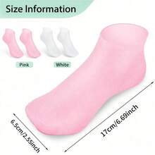 3/2/1Pair Silicone Foot Care Socks, For Dry Cracked Feet Heel And Softening Rough Skin, Foot Care Tools For Women And Men, Ideal For Pedicure, Home Foot Care, High Elastic Absorption Pressure Socks, Suitable For Pairing Massage And Moisturizing Gel Foot Care - Multicolor - View 8