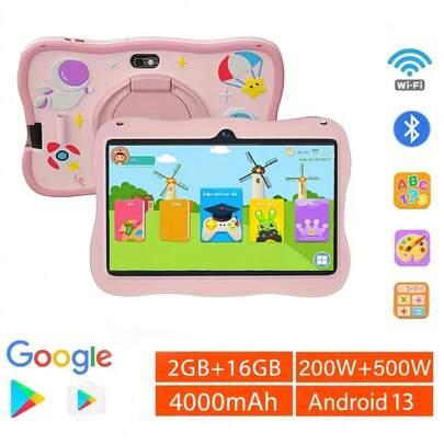 yesido Children'S 7-Inch Tablet Computers, Children'S Tablet Computers And Wi-Fi 2GB RAM, 16GB Roma, Dual Cameras, Parental Control, Jpa Preinstallate For Children'S Education, Games, Tablets And Holiday Gifts For Taking Care Of Children, Children'S Gifts For Birthday Celebrations, Gifts, Open Perfect Gifts For Schools, Gifts