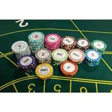 500ct. Monte Carlo Poker Club 14g Clay Chip Set W Case - như hình ảnh - Xem 6