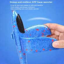 طائرة لعبة خارجية للأطفال من عمر 3-14 سنة، ألعاب رياضية خارجية للأولاد، طائرة زلاجة رغوية متحكم فيها بلمسة زر واحدة ذات طيران طويل، مناسبة لهدايا أعياد الميلاد والهدايا للأولاد