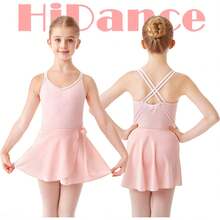 Ballet Leotards With Dance Skirt And Ballet Tights For Girls Toddler Dance Dress Outfit Combo - 02-芭蕾粉色 - 查看 10