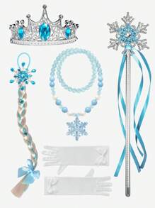 UPORPOR Light Up Princess Dress With Sleeve For Young Girl, Syncs With Music, App Remote Control, For Halloween, Birthday Party And Christmas, Kids Party Dress, Cosplay Costume (Battery Not Included)