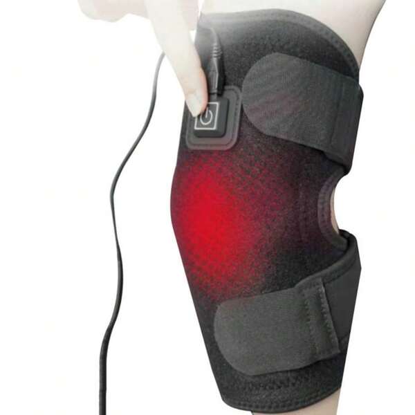 [Heated Knee Massager] Polyester Heated Knee Massager With USB Socket - Soothing Body Relaxation, Ideal Warmth Gift For Friends And Family, No Battery Required