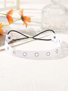 Women Bandana 1pc Street-Chic Style Hollow-Out Metal Hair Band Fashion Hair Accessories Soft Headband Fall Winter For Vacation Outfits Woman - Multicolor - View 8